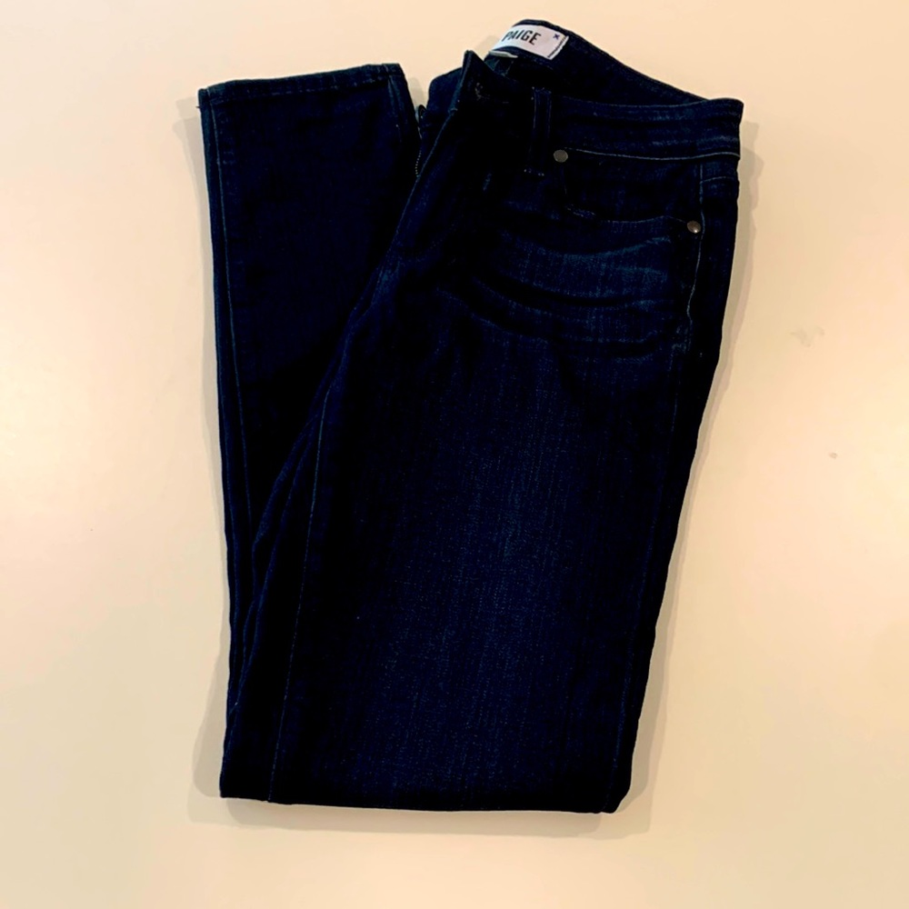 Paige jeans. Dark wash. Verdugo ankle style. Size 27. Perfect jeans !